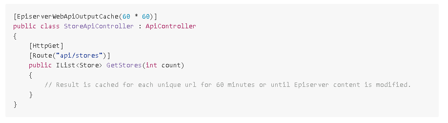 EpiserverWebApiOutputCacheAttribute